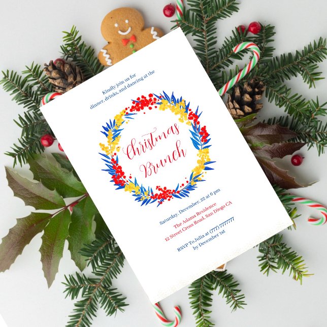 Invitation au brunch de Noël (Créateur téléchargé)