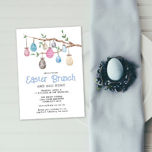 Invitation au brunch de Pâques