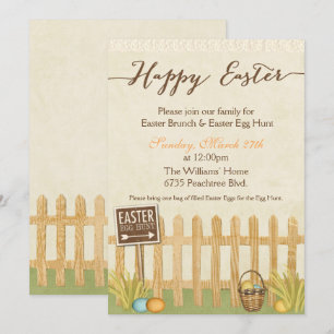 Invitation au brunch de Pâques