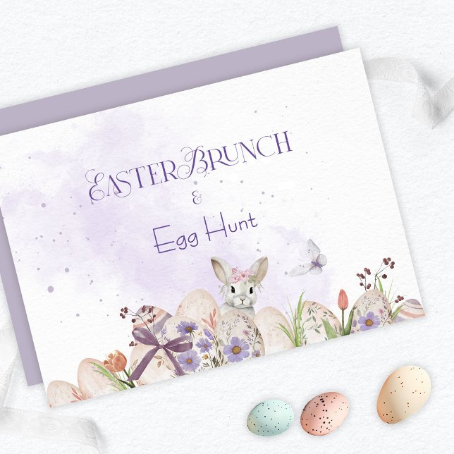 Invitation au brunch de Pâques et chasse aux œufs (Créateur téléchargé)