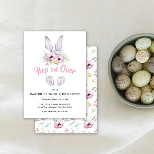 Invitation au brunch de Pâques et chasse aux œufs