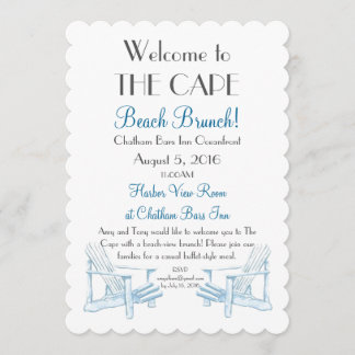 Invitation au brunch de plage