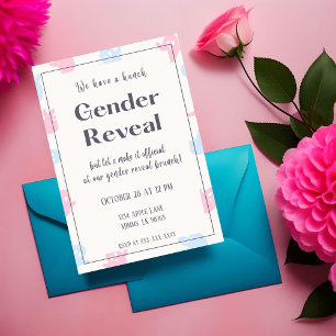 Invitation au brunch de révélation du sexe pour Ha