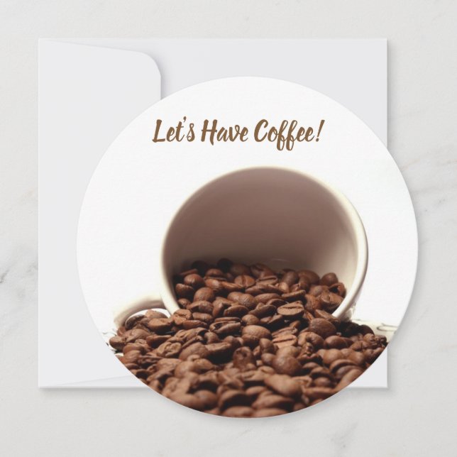 Invitation au café (Devant)