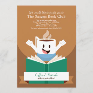 Invitation au café et au livre