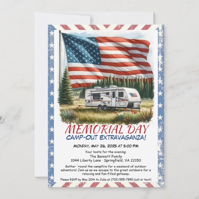 Invitation au Campement de la Fête de la Mémoire (Devant)