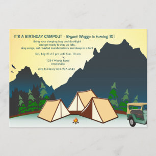 Invitation au camping