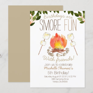 Invitation au camping de Smore