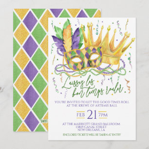 Invitation au Carnaval de Mardi Gras