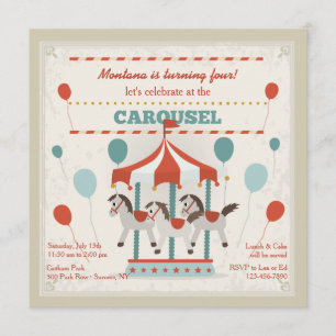 Invitation au carrousel de cheval