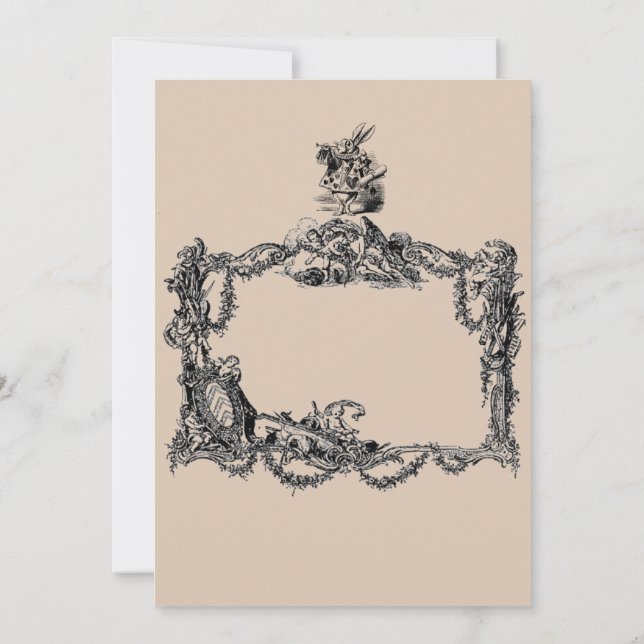 Invitation au carton de mariage – Invitation (Dos)