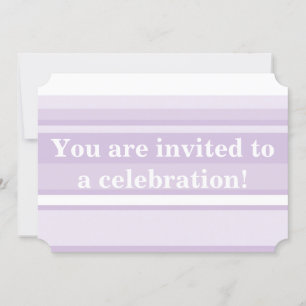 Invitation au chardon violet