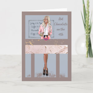 Invitation au chocolat chaud sur le 4 juillet