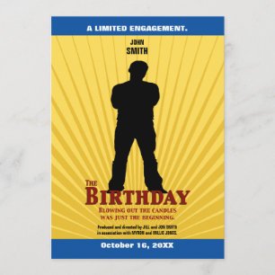Invitation au cinéma d'anniversaire (Garçon)