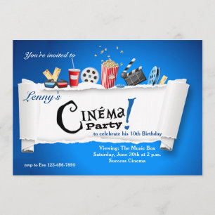Invitation au Cinema Party