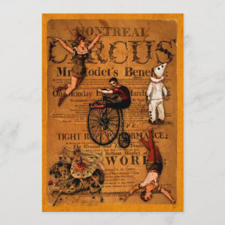 Invitation Au cirque