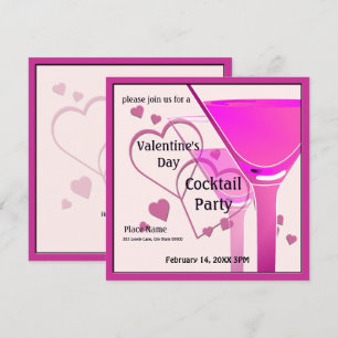Invitation au Cocktail Party de la Saint-Valentin