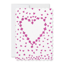 Invitation au coeur pétale