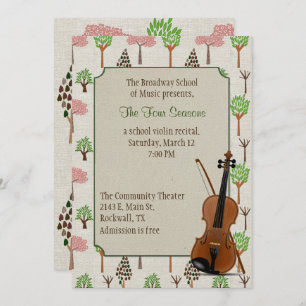 Invitation au Considérant Violon à thème de la sai