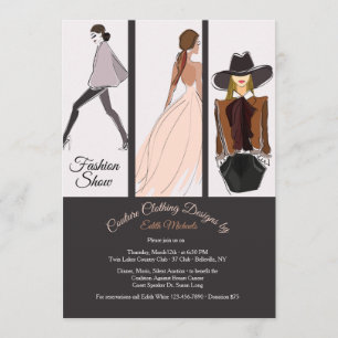 Invitation au défilé de mode