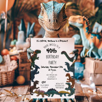 Au-dessus de la colline Toy Dinosaures fête d'anni