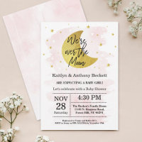 Au-Dessus De La Lune | Baby shower filles