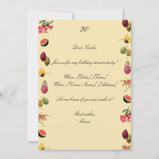 Invitation au dîner