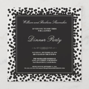 Invitation au dîner de la Black Confetti