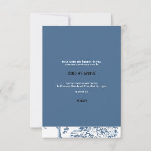 Invitation au diner de mariage Victoria