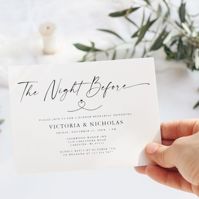 Invitation au dîner de répétition de la veille (Créateur téléchargé)
