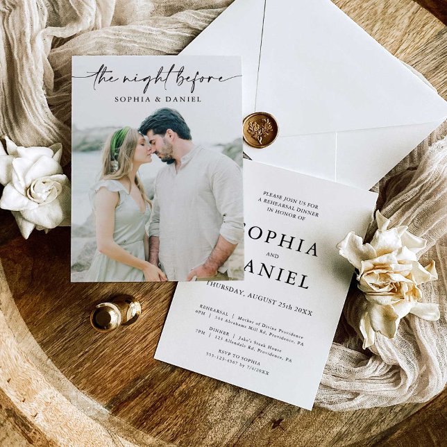 Invitation au dîner de répétition de la veille (Créateur téléchargé)