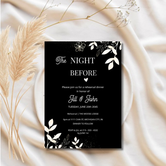 Invitation au dîner de répétition la veille  (Créateur téléchargé)