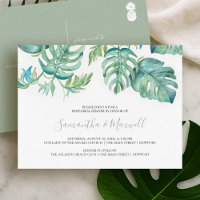 Invitation au dîner de répétition sur le thème des