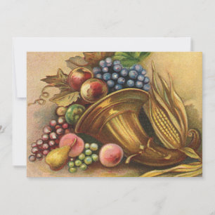 Invitation au dîner de Thanksgiving