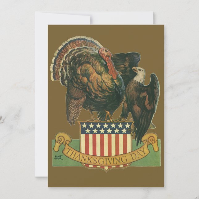 Invitation au dîner de Thanksgiving (Devant)