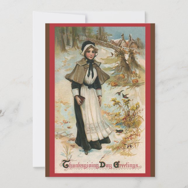 Invitation au dîner de Thanksgiving (Devant)