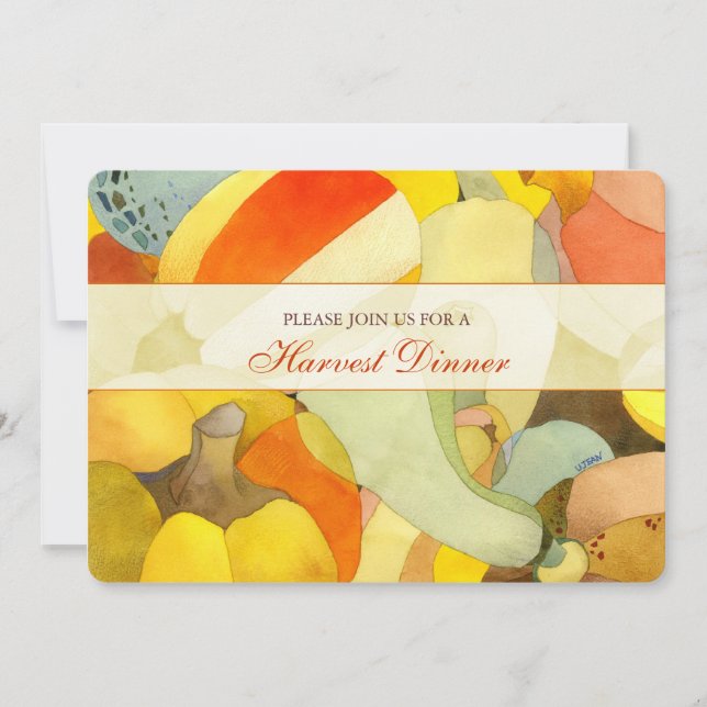 Invitation Au Dîner De Thanksgiving (Devant)