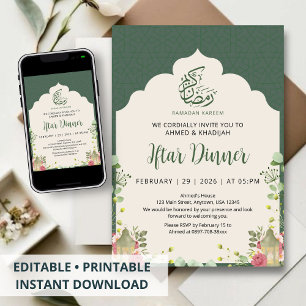 Invitation au dîner Iftar de la lanterne botanique