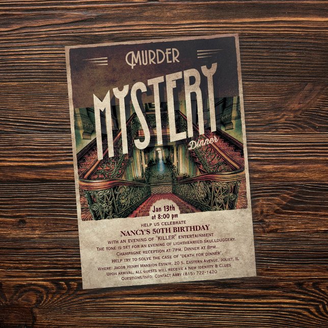 Invitation au dîner mystère de meurtre (Créateur téléchargé)