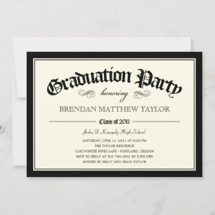 Invitation au Diplôme de fin d'études supérieures