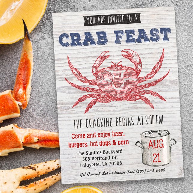 Invitation au festin de crabes (Créateur téléchargé)