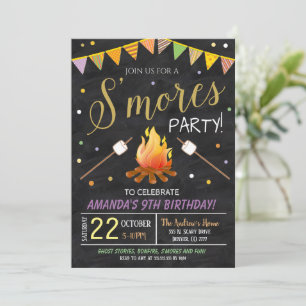 Invitation au feu de joie de la récolte d'automne
