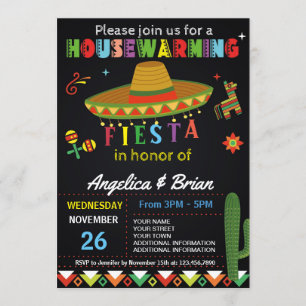 Invitation au Fiesta Party