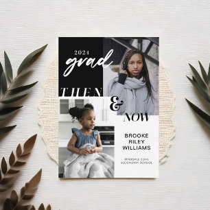 Invitation Au fil des ans - Maintenant & puis Graduation 2 Ph