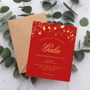 Invitation au gala annuel des Red Gold stars
