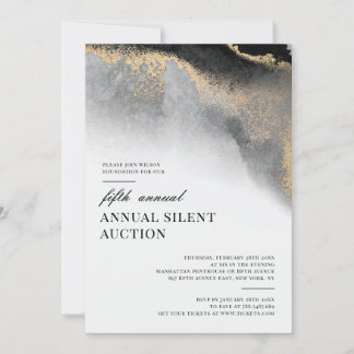 Invitation au gala de charité enchères silencieuse