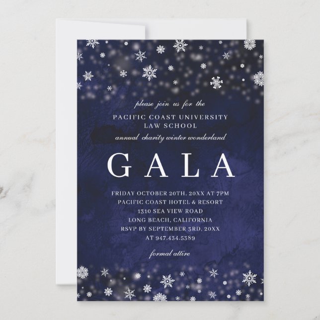 Invitation au Gala de Contes d'Hiver (Devant)