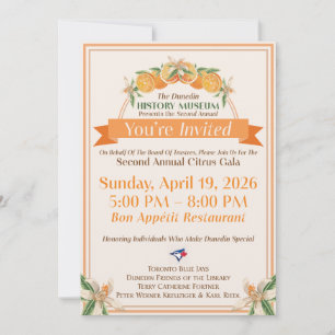 Invitation au Gala des Agrumes 2026
