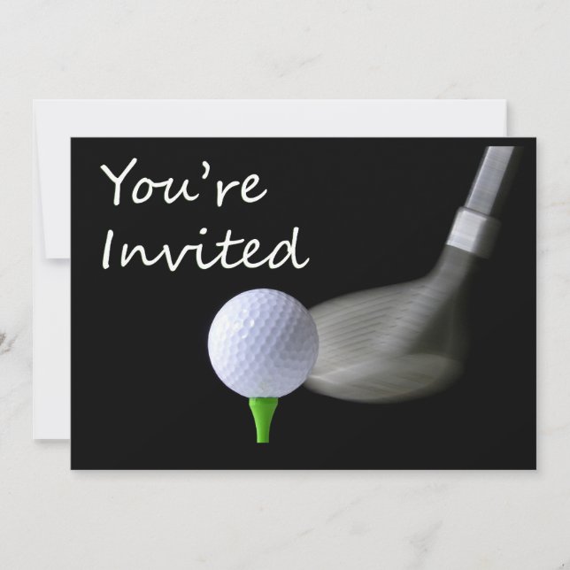 Invitation au golf (Devant)