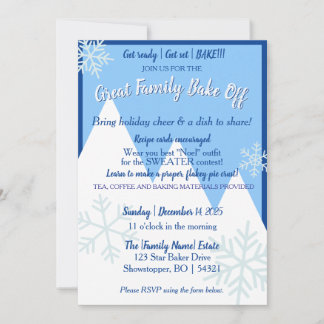 Invitation au Grand Concours de Pâtisserie en Fami